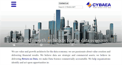 Desktop Screenshot of cybaea.net