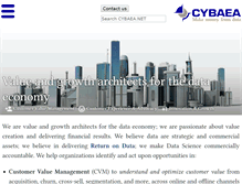 Tablet Screenshot of cybaea.net